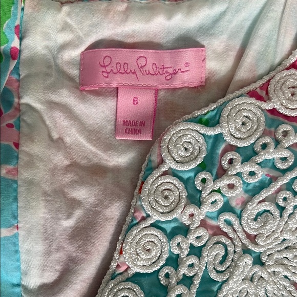 Lilly Pulitzer Sleeveless Dress - Pink and Blue Jellyfish print - Picture 5 of 6